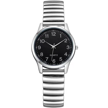 Женские кварцевые наручные часы унисекс из нержавеющей стали, парные часы, модные кварцевые наручные часы в простом стиле Reloj Mujer