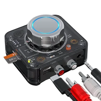 Аудиоприемник Bluetooth 5.0, беспроводной адаптер 3D-стереосистемы, TF-карта, RCA 3,5 мм, разъем 3,5 AUX для автомобильного проводного динамика, наушников