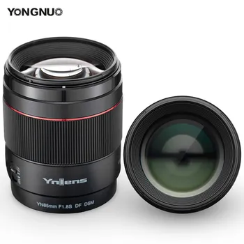 Объектив камеры YONGNUO YN85mm F1.8S DF DSM AF/MF с большой диафрагмой для Камер Sony E mount A9 A7RII A6600 Полнокадровый Портретный Объектив