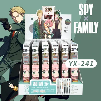 36 Ручек / коробка Anime Spy X Family Forger Гелевая ручка 0,5 мм Разные гелевые ручки Канцелярские принадлежности для письма с витриной