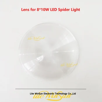 Пластиковый объектив для замены светодиодных светильников Spider мощностью 8 *10 Вт