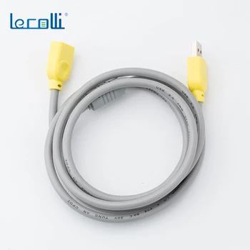 Кабель для передачи данных Удлинительный кабель Кабель-адаптер Медь Плюс Настоящее кольцо Плюс Плетеная сетка Серый USB-кабель для передачи данных USB-удлинительный кабель