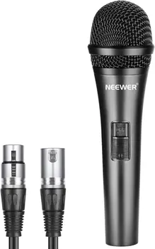 Кардиоидный динамический микрофон Neewer для звукоснимателя профессиональных музыкальных инструментов, вокала, радиовещания, речи