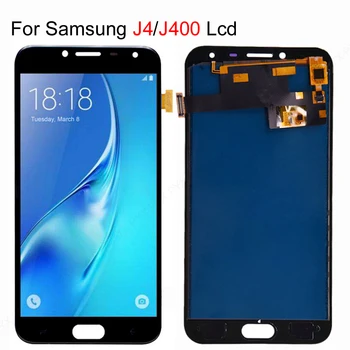 Для Samsung Galaxy J4 2018 J400 J4 SM-J400F/DS SM-J400M/DS ЖК-дисплей с сенсорным экраном в сборе Позволяет регулировать яркость