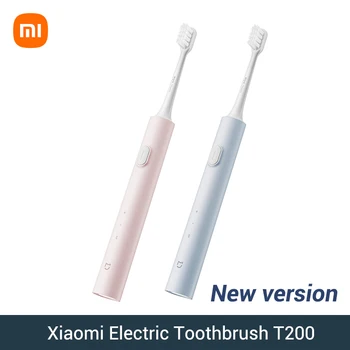 2022 Новая звуковая электрическая зубная щетка Xiaomi Mijia T200 с 2-скоростным режимом IPX7 Водонепроницаемая