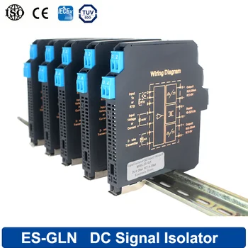 Многовходовые многовыходные Датчики изоляции 0-10 В 4-20 мА 0-5 В Ультратонкий Изолятор аналогового сигнала постоянного тока Преобразователь тока Напряжения