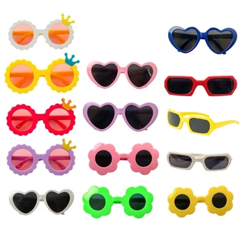 K5DC Солнцезащитные очки для маленьких питомцев, солнцезащитные очки для милых собак, солнцезащитные очки для щенков, инструменты для фотосъемки косплея