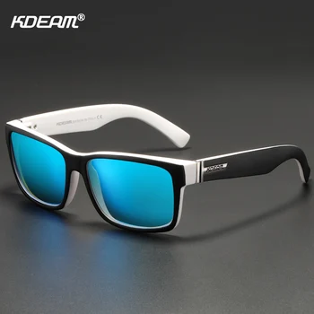 KDEAM Ограниченное предложение, квадратные мужские солнцезащитные очки, поляризованные, для вождения на открытом воздухе, фотохромные солнцезащитные очки, большая акция