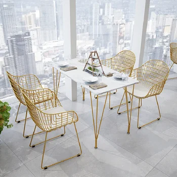 Столовые стулья для макияжа, Акцентные банкетные Пляжные обеденные стулья в скандинавском стиле, Эргономичная мебель для дома Sillas Comedor