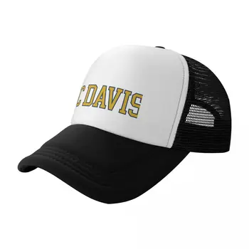 Бейсболка uc davis - college font, черная модная шляпа, женская одежда для гольфа в стиле пляжный хип-хоп, мужская