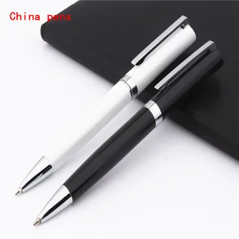 Роскошная шариковая ручка Businessoffice со средним кончиком роскошного черно-белого цвета 022 Новая