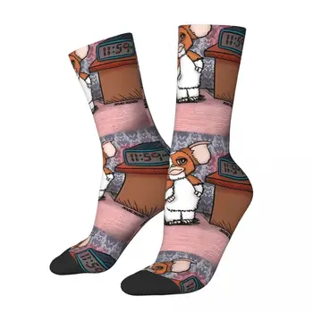 Зловещие забавные мужские носки, винтажные гремлины, Гизмо, фильм ужасов, хип-хоп, бесшовные носки для экипажа, подарочный рисунок с принтом