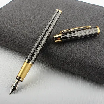 Роскошная высококачественная брендовая классическая металлическая авторучка 116, медная подарочная каллиграфическая ручка С чернилами диаметром 0,5 ММ